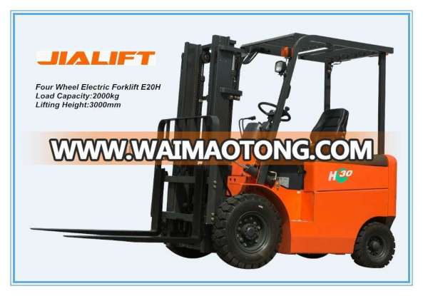 2 Ton Four Wheel Electric Forklift E20h with AC Motor