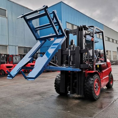 3.5 ton gasoline LPG forklift with tipper bin