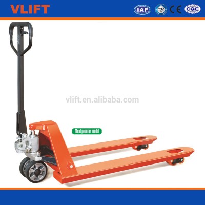 2-ton Hand Pallet Truck of Most Popular Model with One-piece Cast Pump