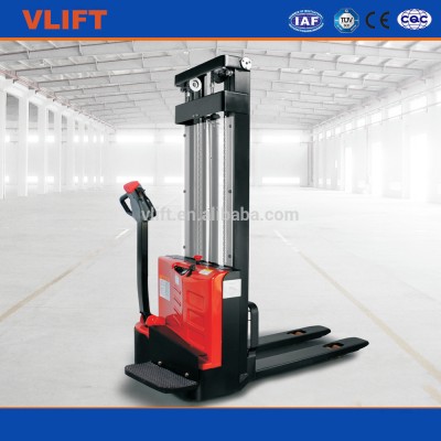 1.2 ton Electric Stacker Lifting height 3000mm with Foot pedal