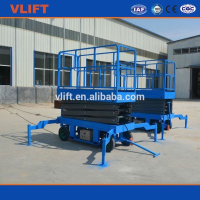 8 Meters Hydraulic Mobile Scissor Lifting Table Platform