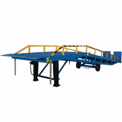 10 ton hydraulic mobile container load ramp