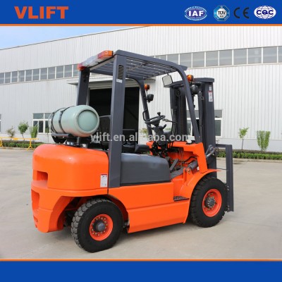 3.5 ton LPG and Gasoline forklift with Japanese Nissan K25 engine