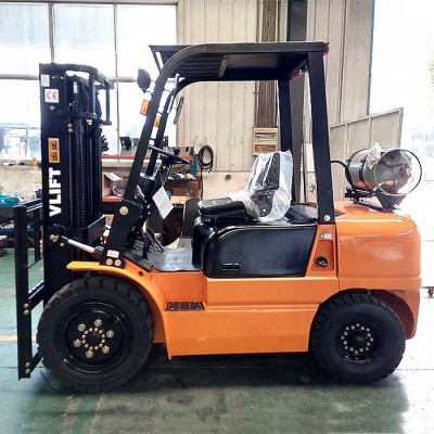 2.5 ton LPG and Gasoline forklift with Nissan K25 engine