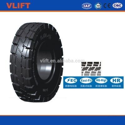 Forklift Turck Solid Tire 15 4.5-8, 5.00-8 , 16 6-8, 18 7-8 , 6.00-9, 21 8-9, 6.50-10