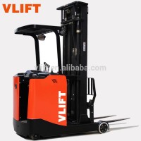 1.5 ton electric reach truck forklift for narrow aisle crossways