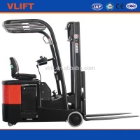 mini 1 ton electric forklift with 3 wheel with narrow aisle