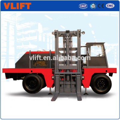 6 Ton Hydraulic Diesel Side Loader Forklift For Workshop Loading Pipes