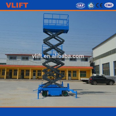 18 Meters Stationary Hydraulic Mobile Scissor Lifting Table Platform