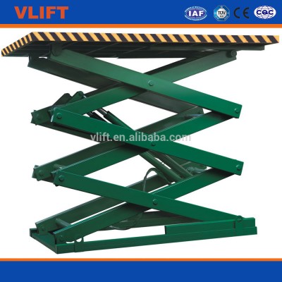 1-10 ton stationary hydraulic scissor lift table with large carrying capacity