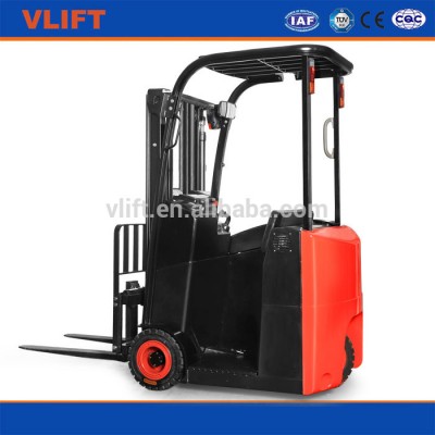 1.2 Ton Narrow Aisle 3 Wheels Electric Forklift Truck With Solid Tires for good price