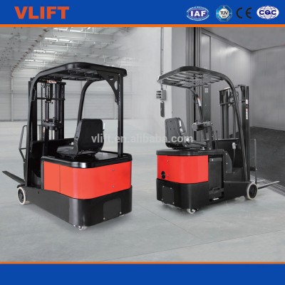 1.5 ton mini electric forklift with low price can enter the cargo lift