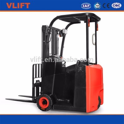 1 ton 3 wheels Mini Electric Forklift with Solid Tires for good price